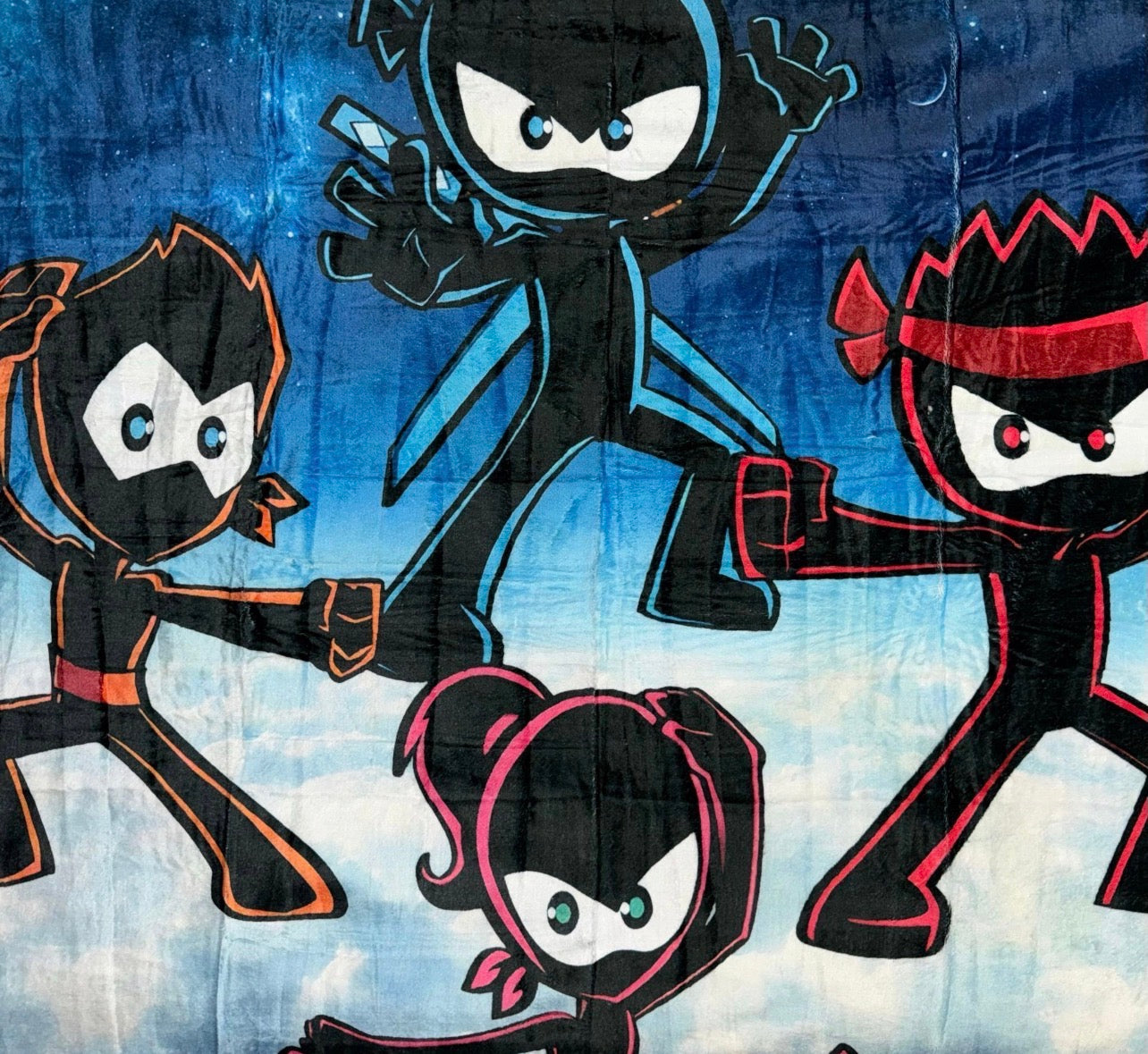 *NEW ARRIVAL* Ninja Kidz | 50"x60" Plush Blanket