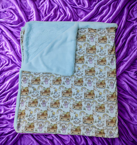 *NEW* Noah's Ark | 50" x 60" Bamboo - Plush Blanket